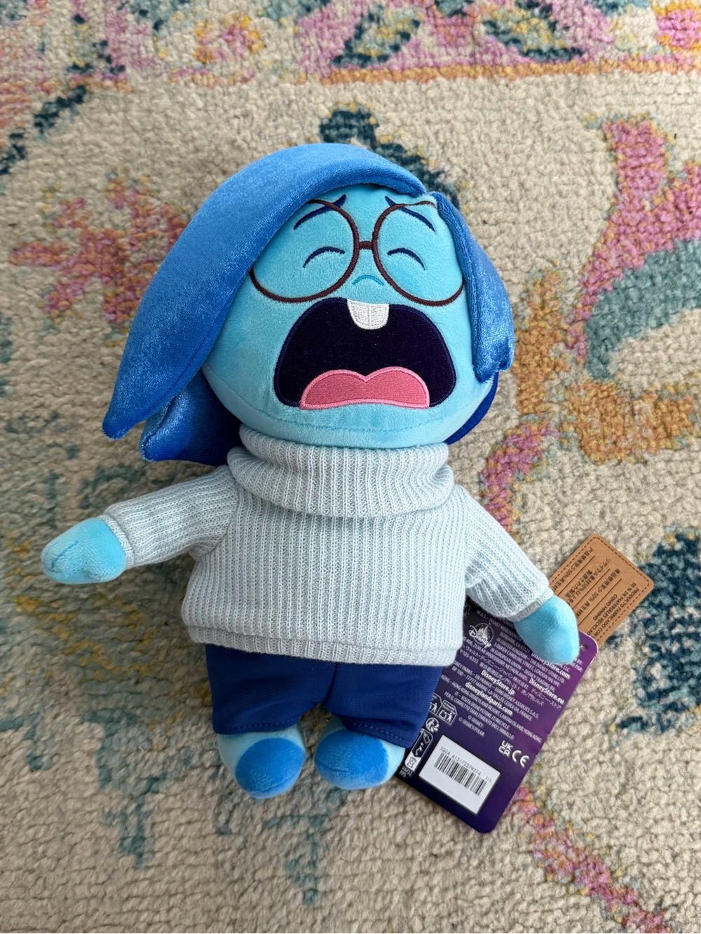 Sadness Plush — Blue Sadness Character Toy